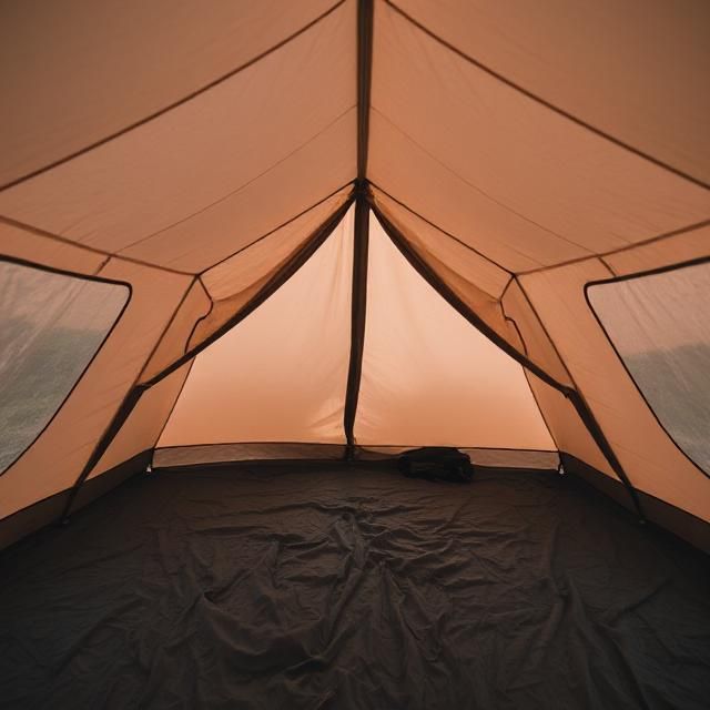 Tent Inside Draft Background