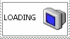 Stamp With Text Saying Loading